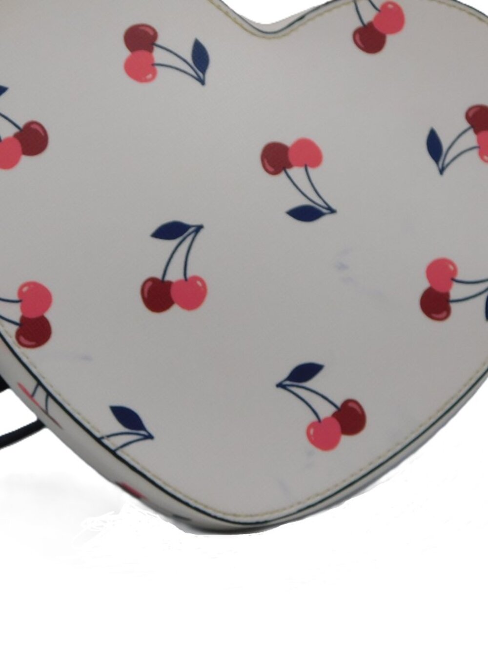 kate spade New York Love Shack Cherry Heart Crossbody in Cream | Stained | Fair - Picture 8 of 14